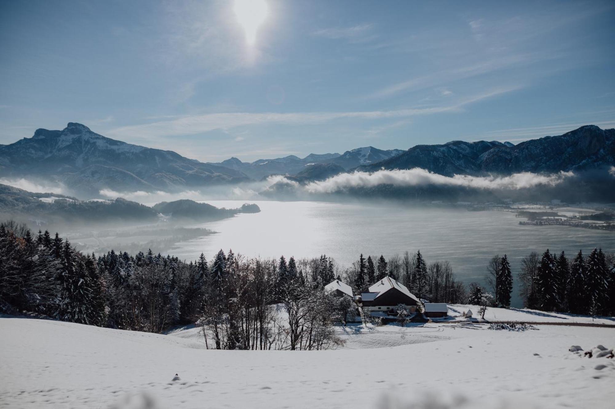 Apartment Ferienwohnung Das Unterach Am Attersee Esterno foto