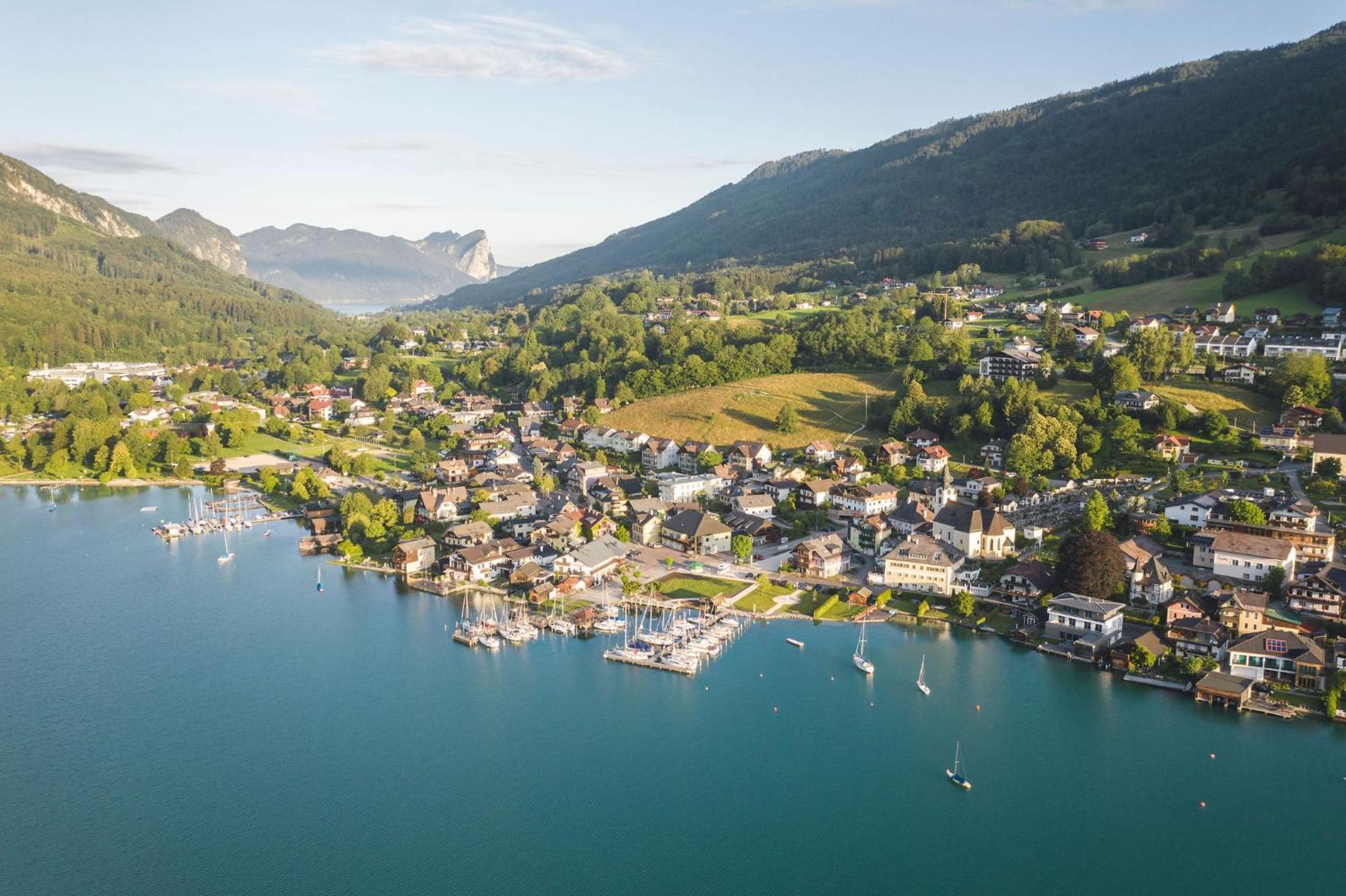 Apartment Ferienwohnung Das Unterach Am Attersee Esterno foto